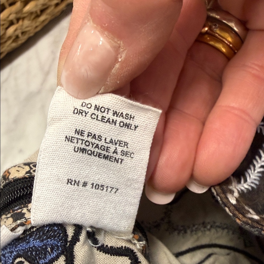 Ulla Johnson Tariq Hand Embroidered  Patchwork Cotton Shorts Size 0 - Picture 14 of 14